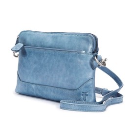 Frye Melissa Crossbody Wristlet, Washed Denim Leath