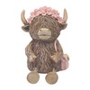 L & P Home & Gifts Highland Cow MBANK Pink