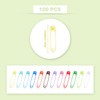 KINBOM Pack of 100 55 mm Safety Pins, Large, Assorted