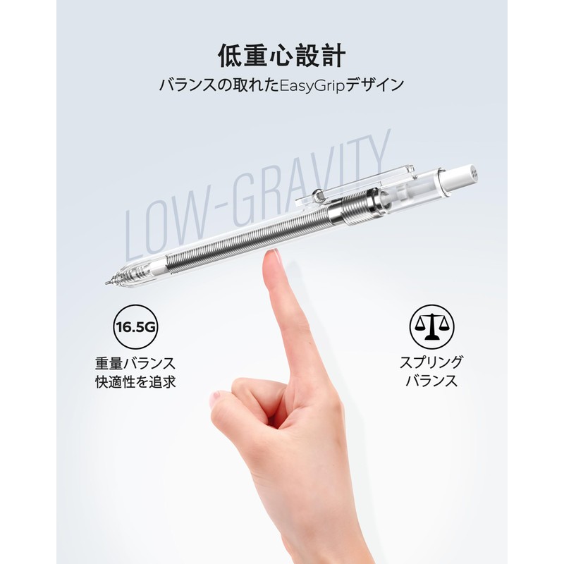 Four Candies Gel Ballpoint Pens, 5 Pieces, 0.7mm, Cute, Easy