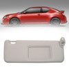 Dasbecan Gray Right Passenger Side Sun Visor Compatible with 2005-2010