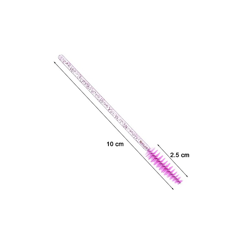 Tbestmax 500 Disposable Mascara Wands Eyelash Brush Spoolies for Eyebrow