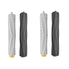Rubber Roller Brushes,Replacement Parts for irobot Roomba 800 & 900 Series, 800 850 860 861 866 870 880 890 900 980 985 Vacuum Accessories 2 Sets of Debris Extractor