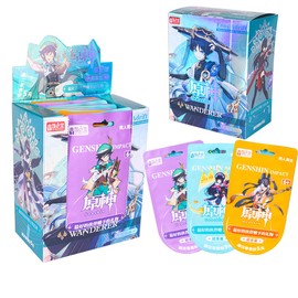RZAHUAHU G-I TCG Cards 5R - miHoYo Booster Packs Trading Card- G-I 2023 Game Collectible Decks 20Packs