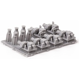 Eduardo EDU653003 1/350 Brass US Navy Marine Electric Winches, 6 Pieces, Plastic Model Parts