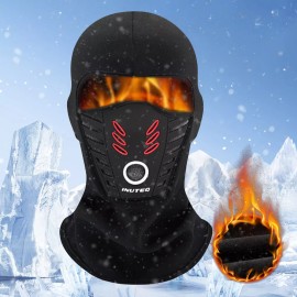 Unbranded Tactical Balaclava Full Face Mask Winter Windproof Fleece Motorcycle Hood Hat