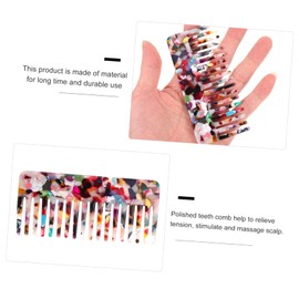 FRCOLOR Comb Hair Small Wide Tooth Anti-static Hair Comb for Thick Thin Coarse