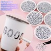 30000Pcs Resin Rhinestones for Bedazzling with Tweezers, Clear Rhinestones for