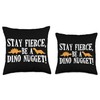 Dino Nugget Plush Pillow Chicken Nuggets Lover Throw Pillow