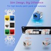 Conector Keystone Cat6 Slim - Paquete de 25 RJ45 de