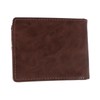 Lee Men's Tumbled Leather Bifold Wallet - Colour: Brown