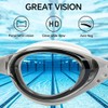 HDYAR Shortsighted Swimming Goggles, Nearsighted Swim Goggles Fit for Adult