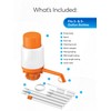 Brio Universal Manual Drinking Water Pump (Orange)