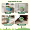 Vosyinm Small Trash Bags 1.2 Gallon, 120 Count Bathroom Garbage