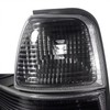 SPEC-D TUNING Black Headlights + Corner Lights Compatible with 1998-2000