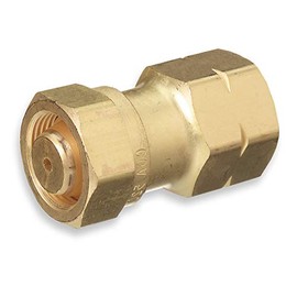 Acetylene Adaptor - CGA-520 (Size B Cylinder) to CGA-510 (P.O.L. Regulator) - SÜA