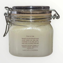 Josie Maran Argan Sugar Balm Body Scrub SUGAR PLUM YUM 10 oz Glass New