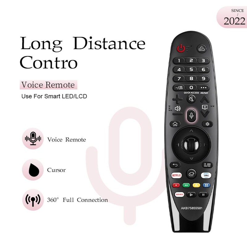 Voice Magic Remote Control Replacement for LG Smart TVs with