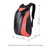 mjmoto Motorcycle Backpack Waterproof Large Capacity Carbon Fiber Rider Backpack
