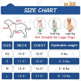 DELIFUR Cowboy Pet Costume with Hat Dog Costume Funny Pet Clothing Special Events Costume for Small Dog Cat (X-Small)