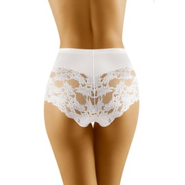Wolbar Women's Briefs Lace Bodice Briefs Shapewear Shapewear Sexy WB184, White