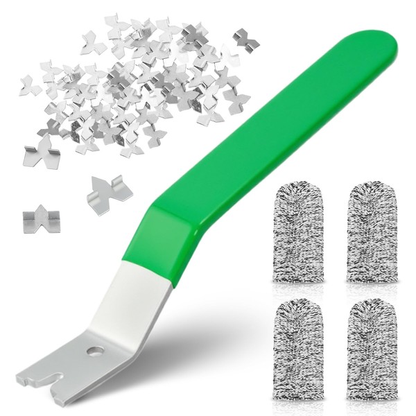 Glazier Push Points Setting Tool with 120 Glazier Points –