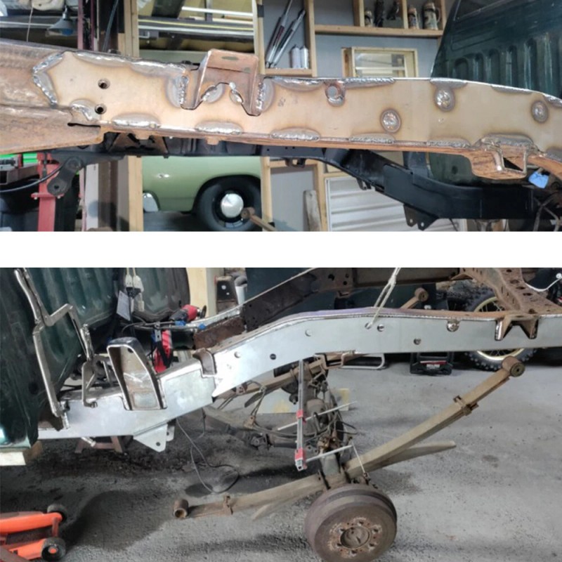 SUVWINNER Frame Rust Repair Plate For 95-04 Toyota Tacoma Weld