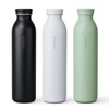 Vinsun Stainless Steel Drinking Bottle, 600 ml, White, Leak-Proof, Suitable