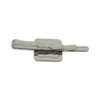 Alpha Omega Braided Square Tie Clip