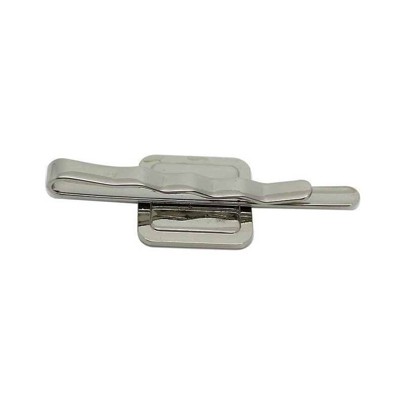 Alpha Omega Braided Square Tie Clip