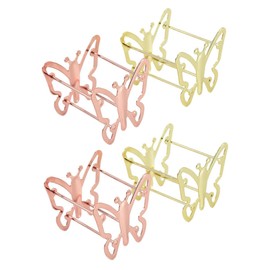 Beavorty 4pcs Butterflies Design Makeup Sponge Holders Hollow Drying Racks for Quick Drying Storage for Powder Puff Display