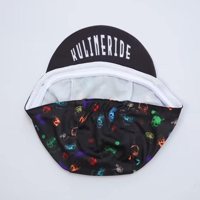 BikingBros Multicolor Cycling Cap - Polyester Cycling Hat-Under Helmet -