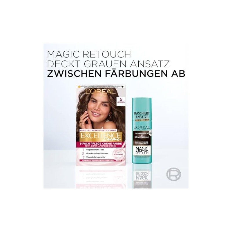 Magic Retouch Ansatz-Kaschierspray Braun bis Mittelbraun
