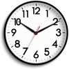 AKCISOT 16 Inch Wall Clock Large Silent Non-Ticking Wall Clocks