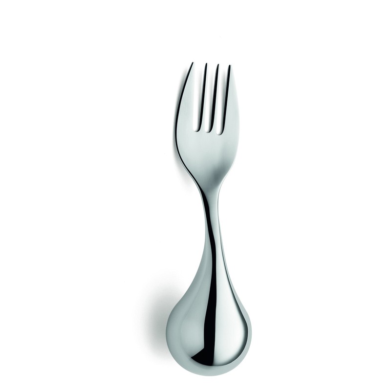 Amefa Fork Dessert Fork 18/10 Stainless Steel with Knob Ergonomic