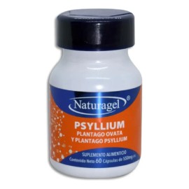 Naturagel Plantago Ovata Y Plantago Psyllium 550mg 60cap Sfn