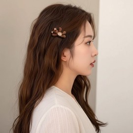 Teddy Bear Clamp Hairpin Hairpin Snap Pin Strain Hair Clamp Pin Hair Clamp Hair Pin Set Brown Bear Teddy Bear Bear Gomtaengi - Type: Teddy Bear Hairpin / 테디베어 집게핀 헤어핀 머리핀 똑딱 핀 삔 헤어집게핀 머리집게핀 헤어핀셋 브라운 베어 곰돌이 곰 곰탱이 - 종류:테디베어 머리핀