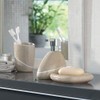 Spirella Etna Polyresin Stoneware Soap Dispenser, Sand