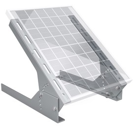 SOLPERK Solar Panel Mount - 13.8in Stand, Angle Adjustable (0-60 Degree), Mounting Brackets for 1 Solar Panel