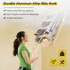 Attic Pull Down Hook System Kit - Heavy Duty Ladder