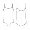 Bloch Dance Girls Parem Microlux Camisole Leotard, Sunshine, 6X-7