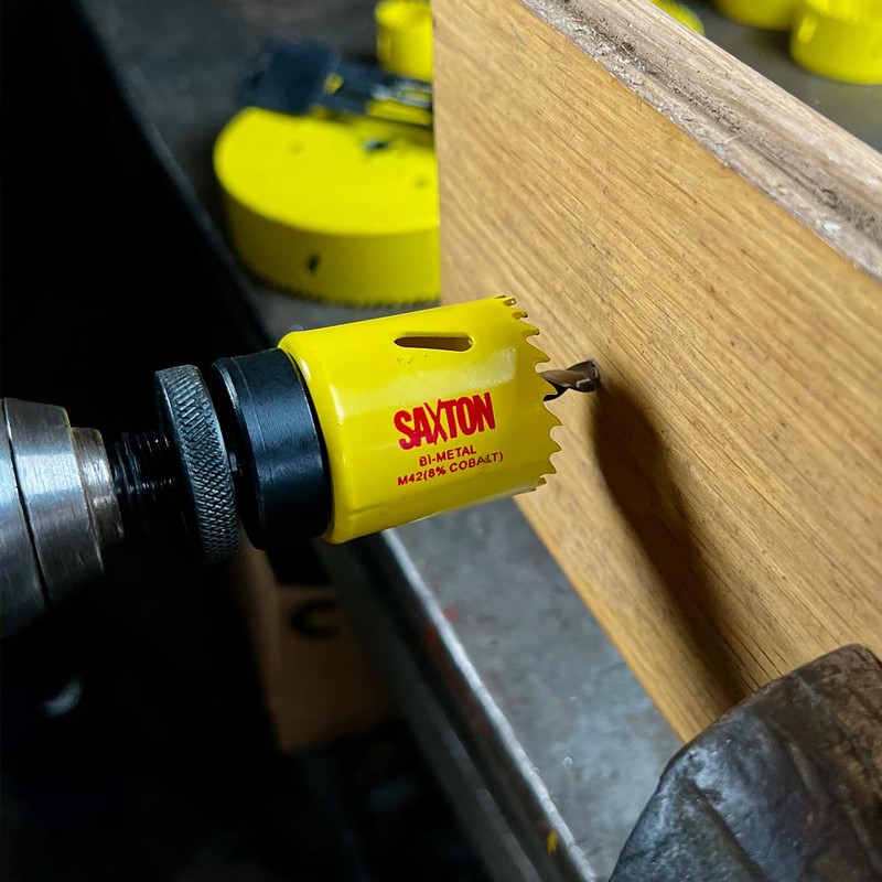 Saxton HSS Hole Saw Cutter M42 Bi-Metal 8% Cobalt Heavy