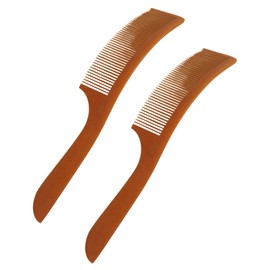 Minkissy 2pcs Professional Hair Combs for Adults S-Shape Styling Combs for Hair Cutting and Sectioning Durable Lightweight Anti-Static Design for Salon and Home Use