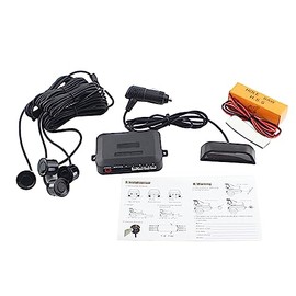 Riloer - Kit de sensor de radar inverso inalámbrico de coche de 12 V de CC, distancia de detección 0.3  2.0 m11.8-79.7 pulgadas, sensor de...         