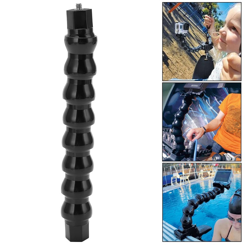Flexible Monopod Gooseneck Jaws Mount with 8 Sections for Universal