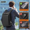 FENRUIEN Office Backpack for Men, Black