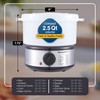 Elite Gourmet EST250 2.5 Quart Electric Compact Mini Food Vegetable