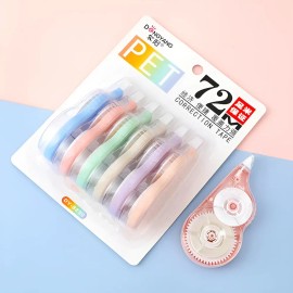 Cinta Correctora Instantáneo Set 6pzas De 12m X 6mm X Unidad