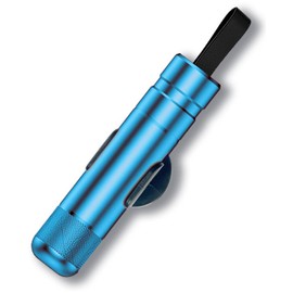 SINSEN Car Window Breaker Seatbelt Cutter, Emergency Safety Tool with Glass Punch, 2-in-1 Spring-Loaded Keychain for Elderly Parents, Senior, Mini Escape Kit with Bracket for Underwater/Land