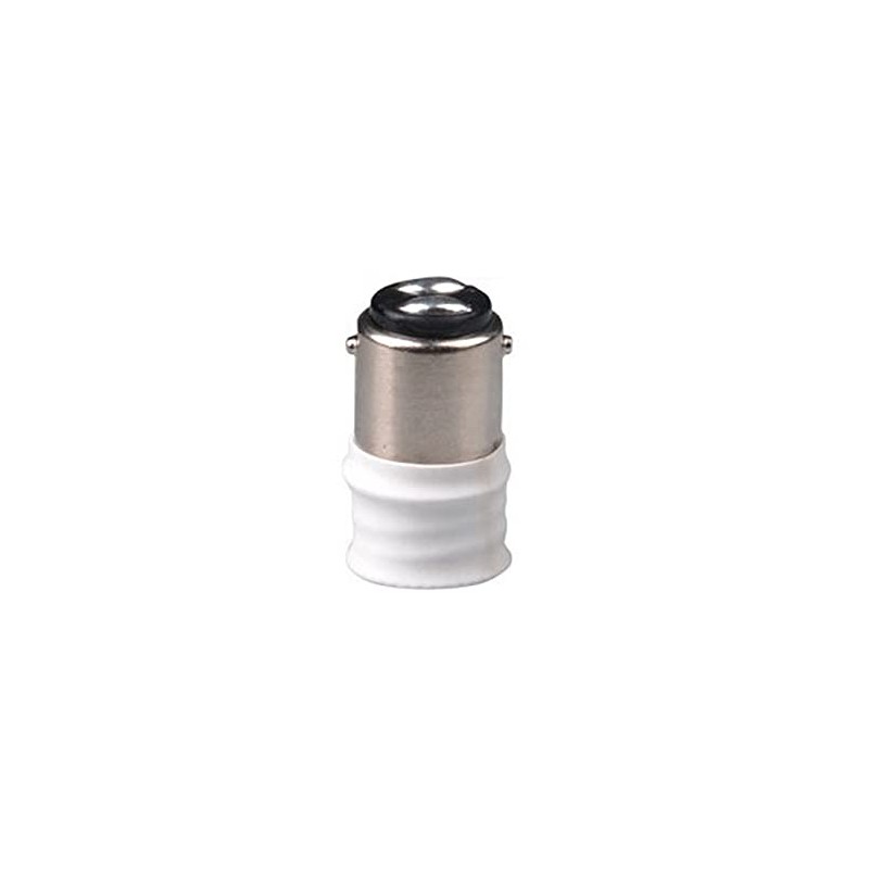 ShuoHui Pack of 4 B15/BA15D to E14 Adaptor Lamp Holder